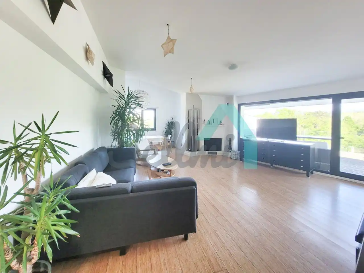 Living room of Houses for rent in Siero  with Heating, Parquet flooring and Terrace