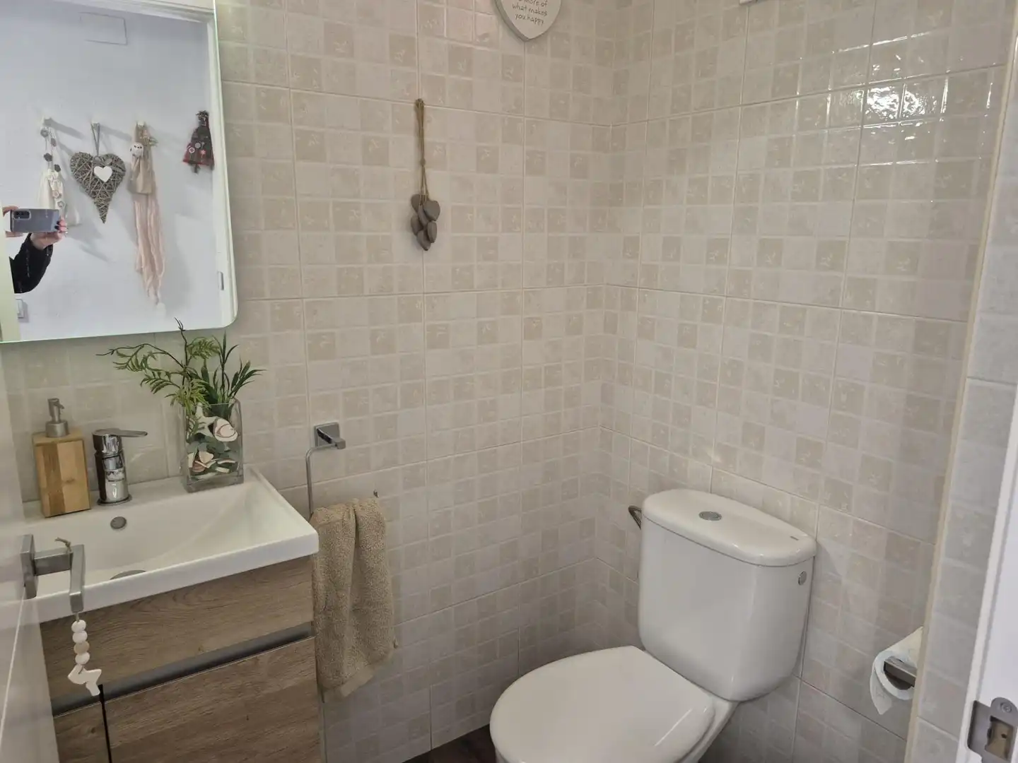 Baño de Casa adosada en venta en Malgrat de Mar con Aire acondicionado, Terraza y Balcón