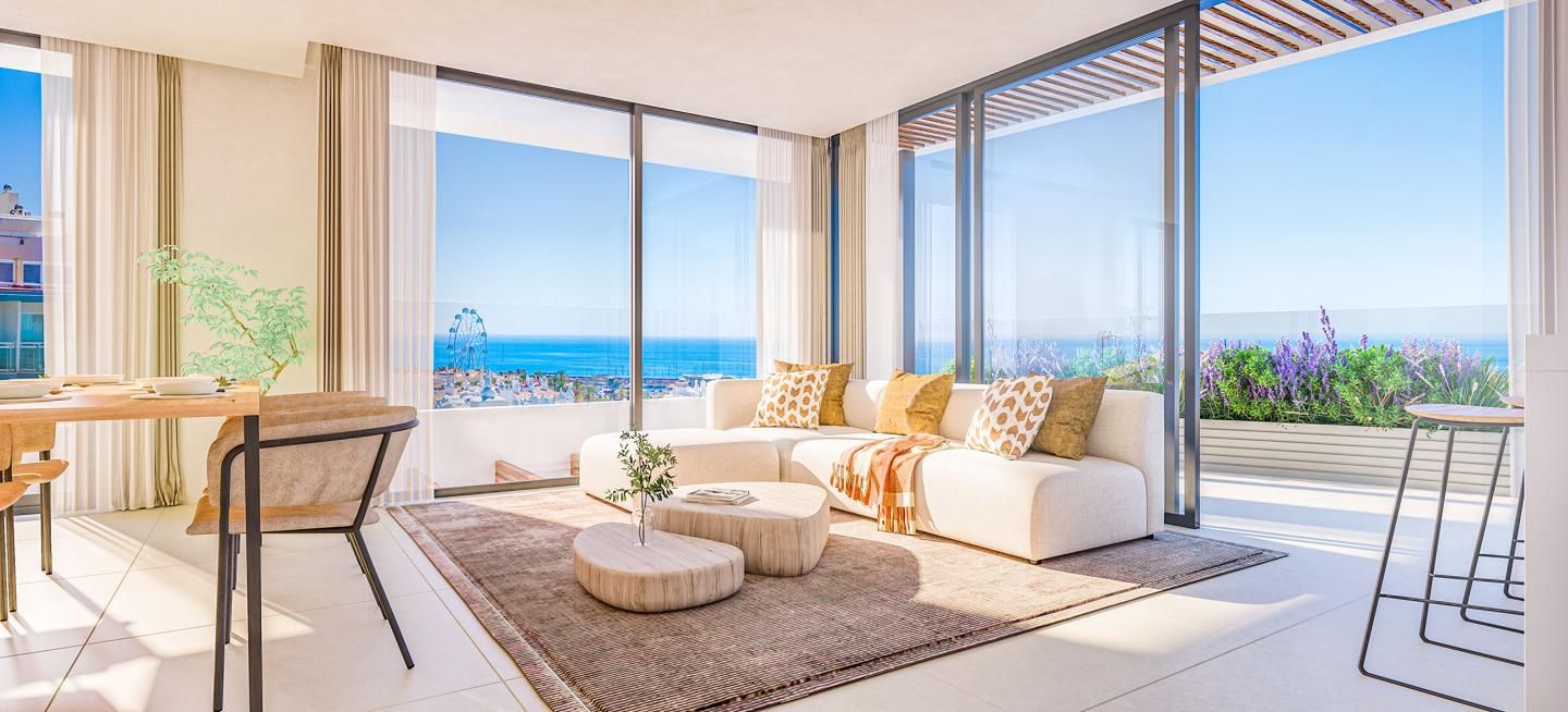 Living room of Duplex for sale in Benalmádena  with Air Conditioner, Heating and Private garden