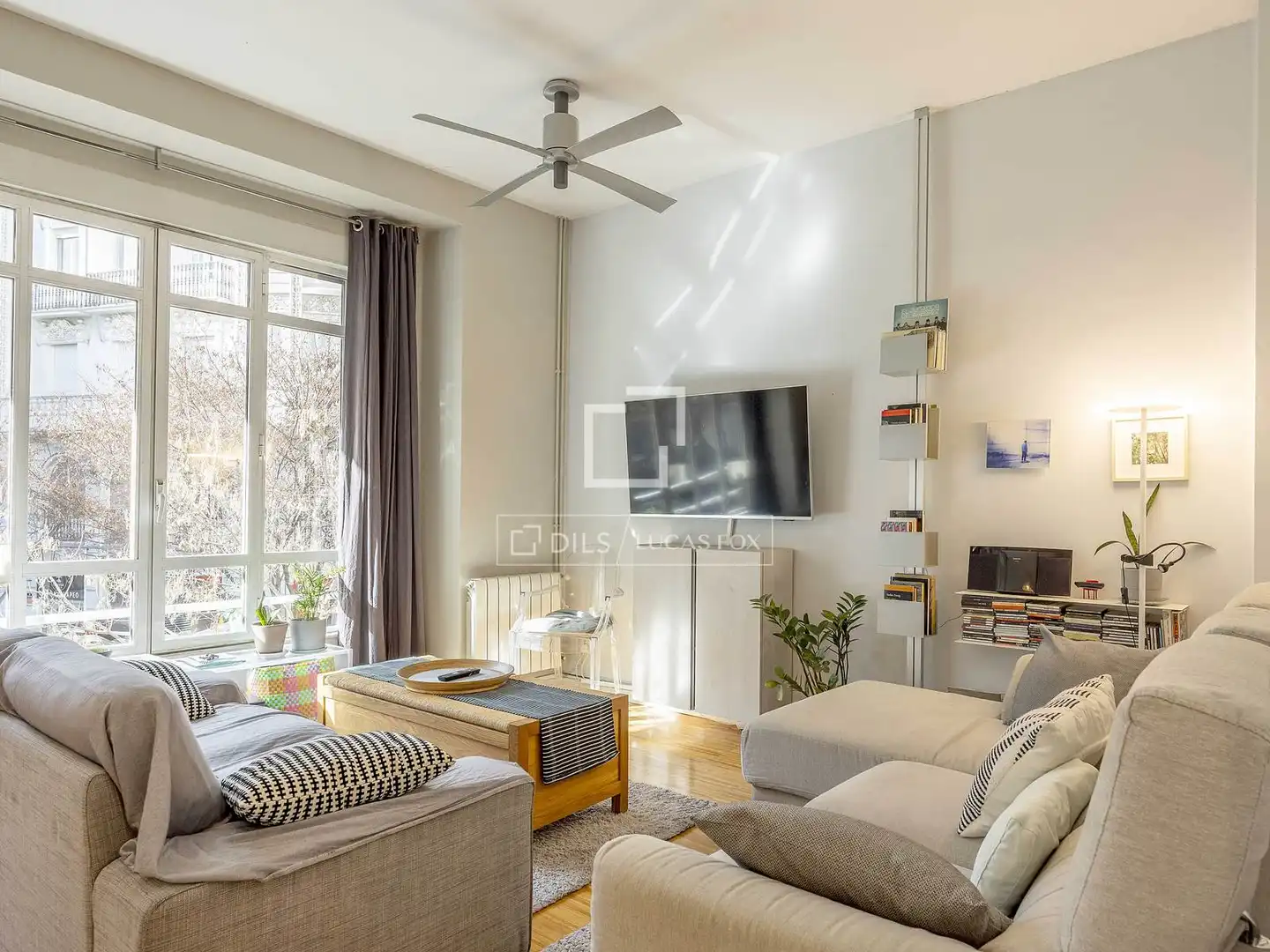 Sala de estar de Piso en venta en Valencia con Aire acondicionado, Calefacción y Parquet