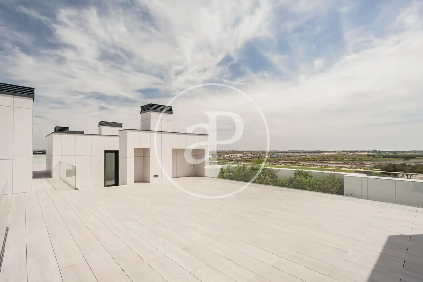 Terrace of Flat for rent in Pozuelo de Alarcón  with Air Conditioner, Heating and Private garden