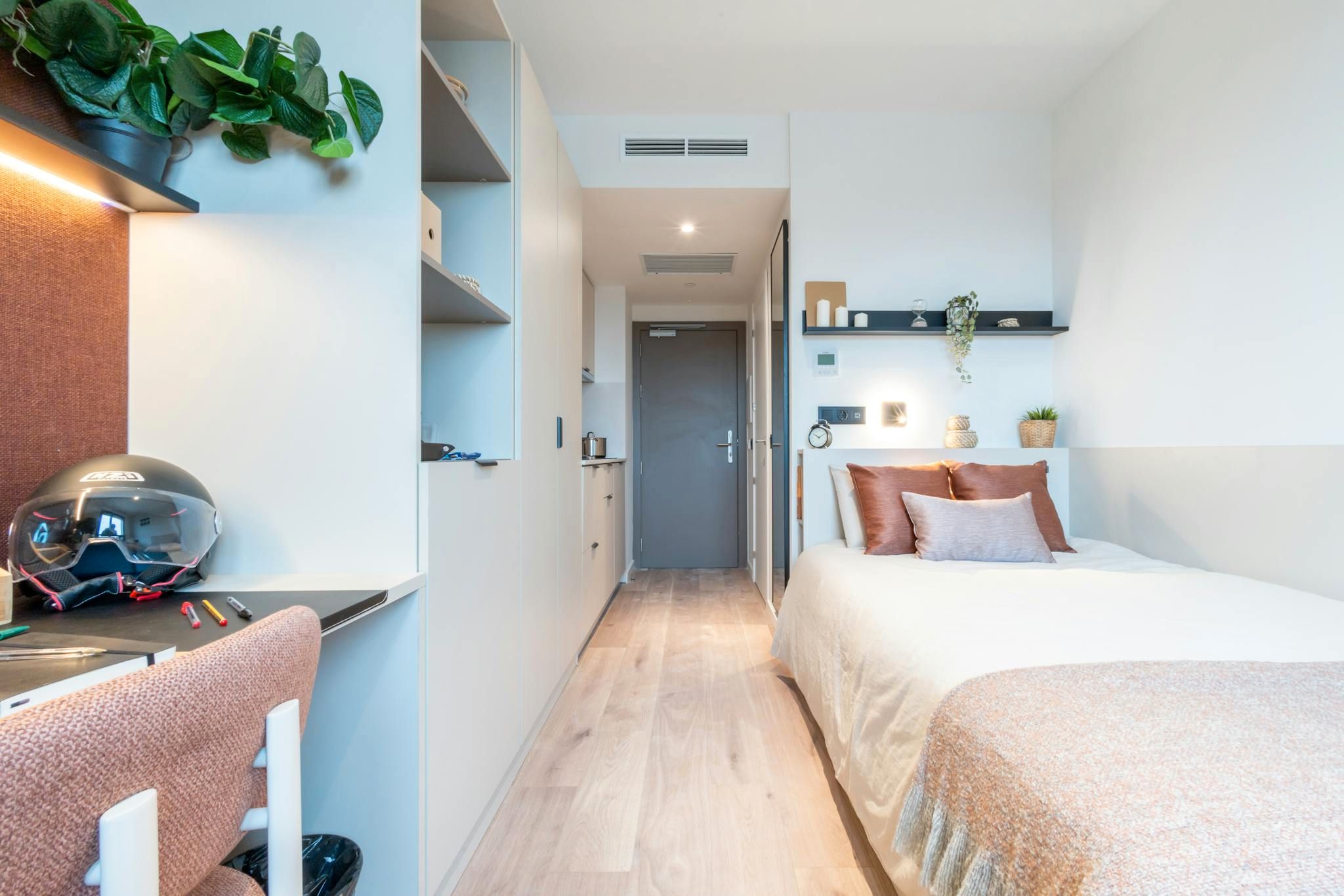 Bedroom of Flat to rent in  Madrid Capital  with Heating and Furnished