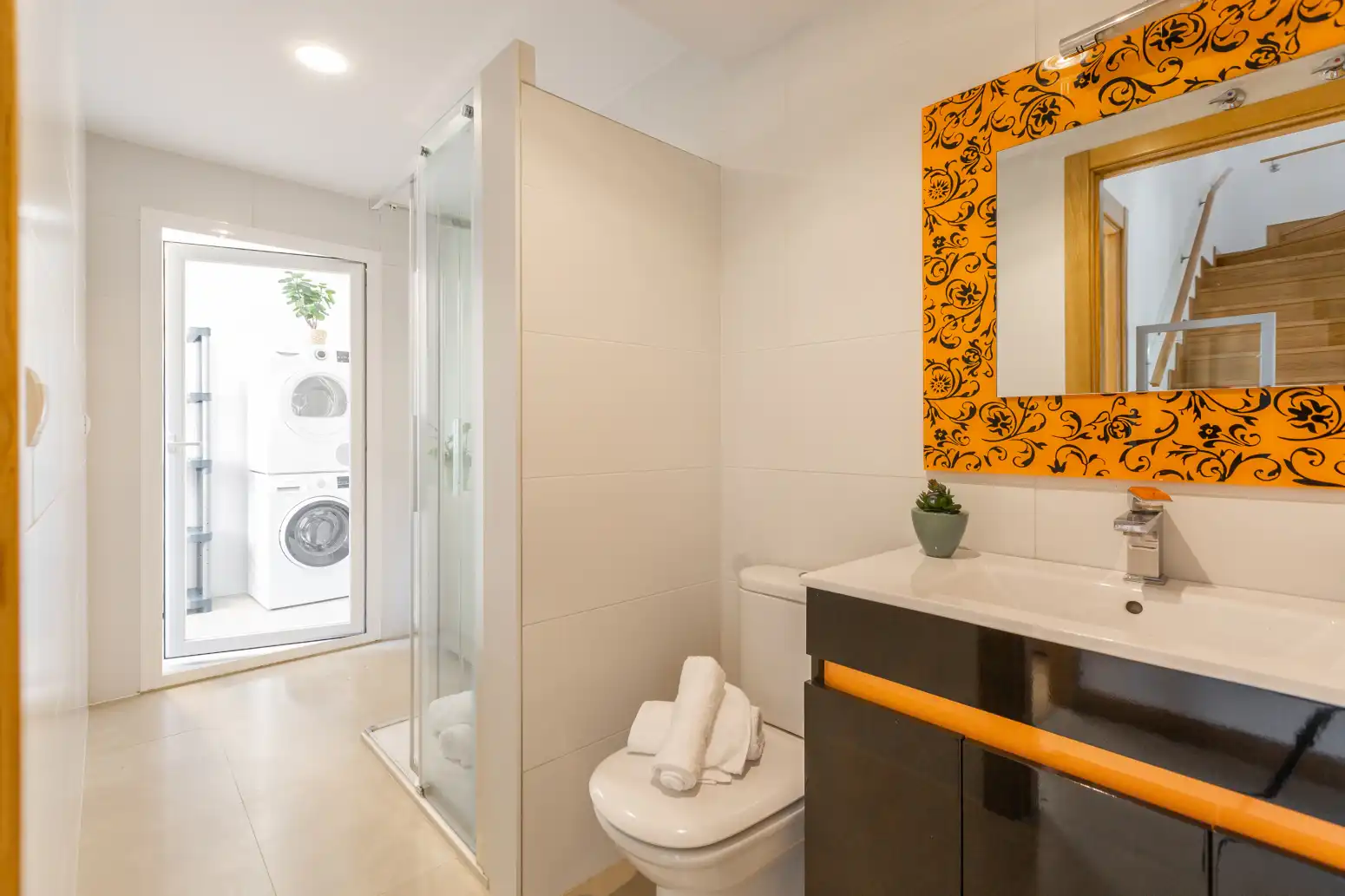 Baño de Casa o chalet en venta en Berrioplano / Berriobeiti con Calefacción, Jardín privado y Parquet