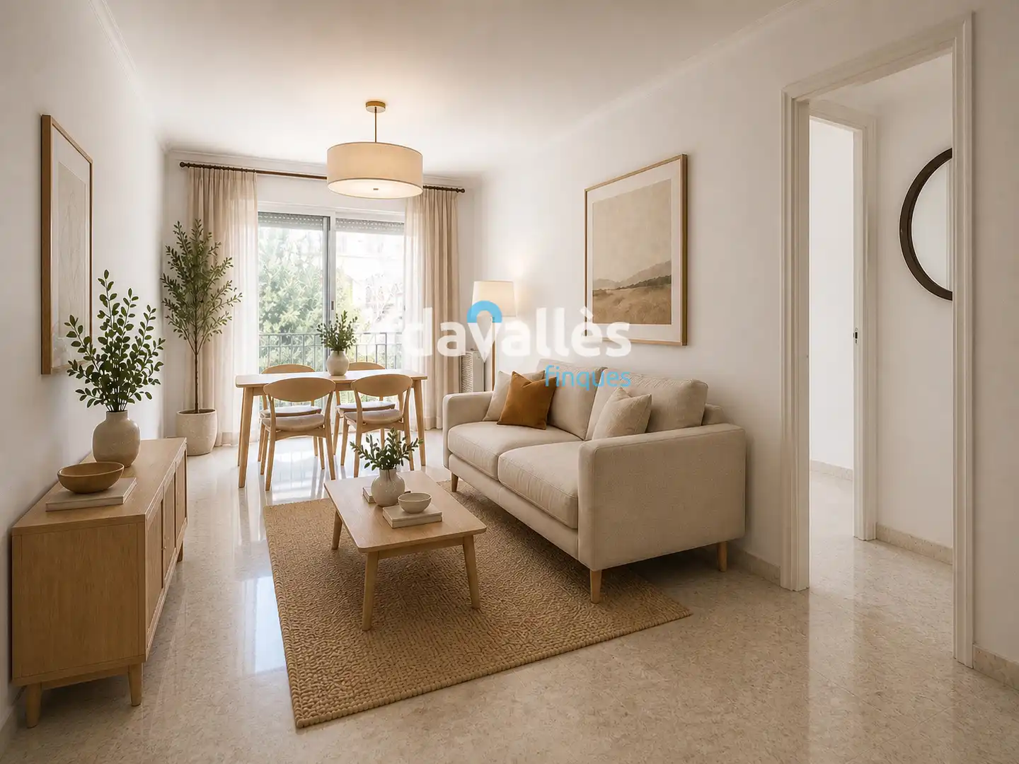 Living room of Flat for sale in Cardedeu  with Heating, Storage room and Oven