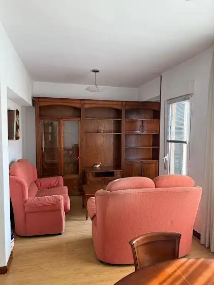Living room of Flat for rent in Gijón   with Heating and Balcony