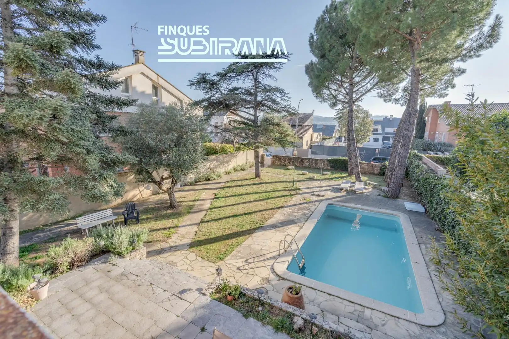 Swimming pool of Houses for sale in Igualada  with Heating, Private garden and Terrace