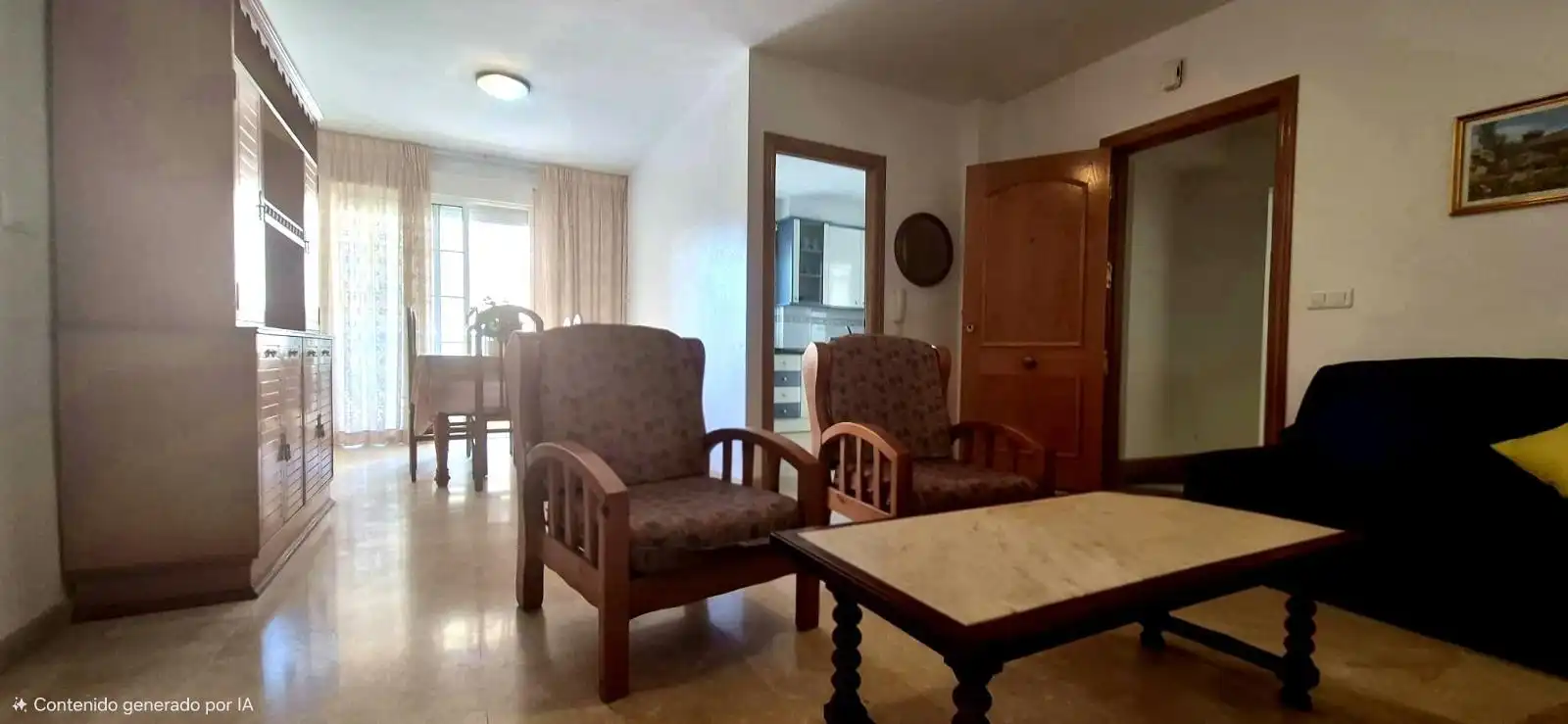Living room of Flat for sale in Adra  with Air Conditioner, Terrace and Furnished