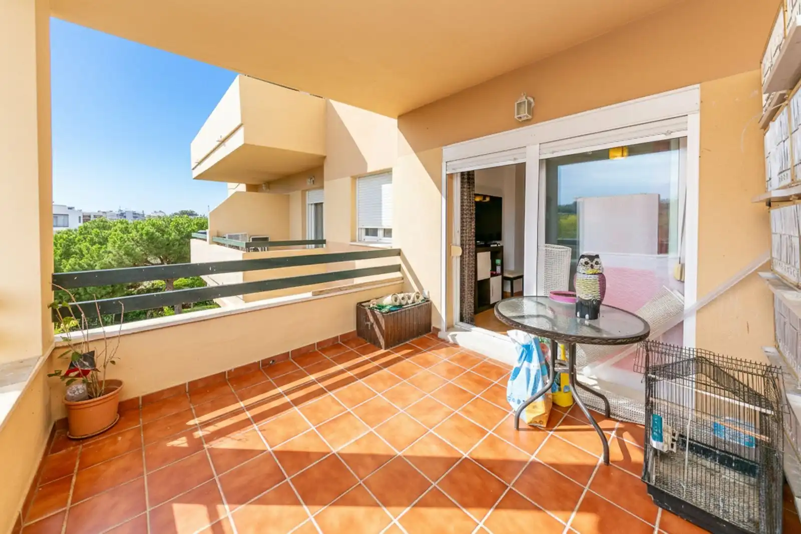Terrasse von Wohnungen zum Verkauf in Pulianas mit Klimaanlage, Terrasse und Möbliert