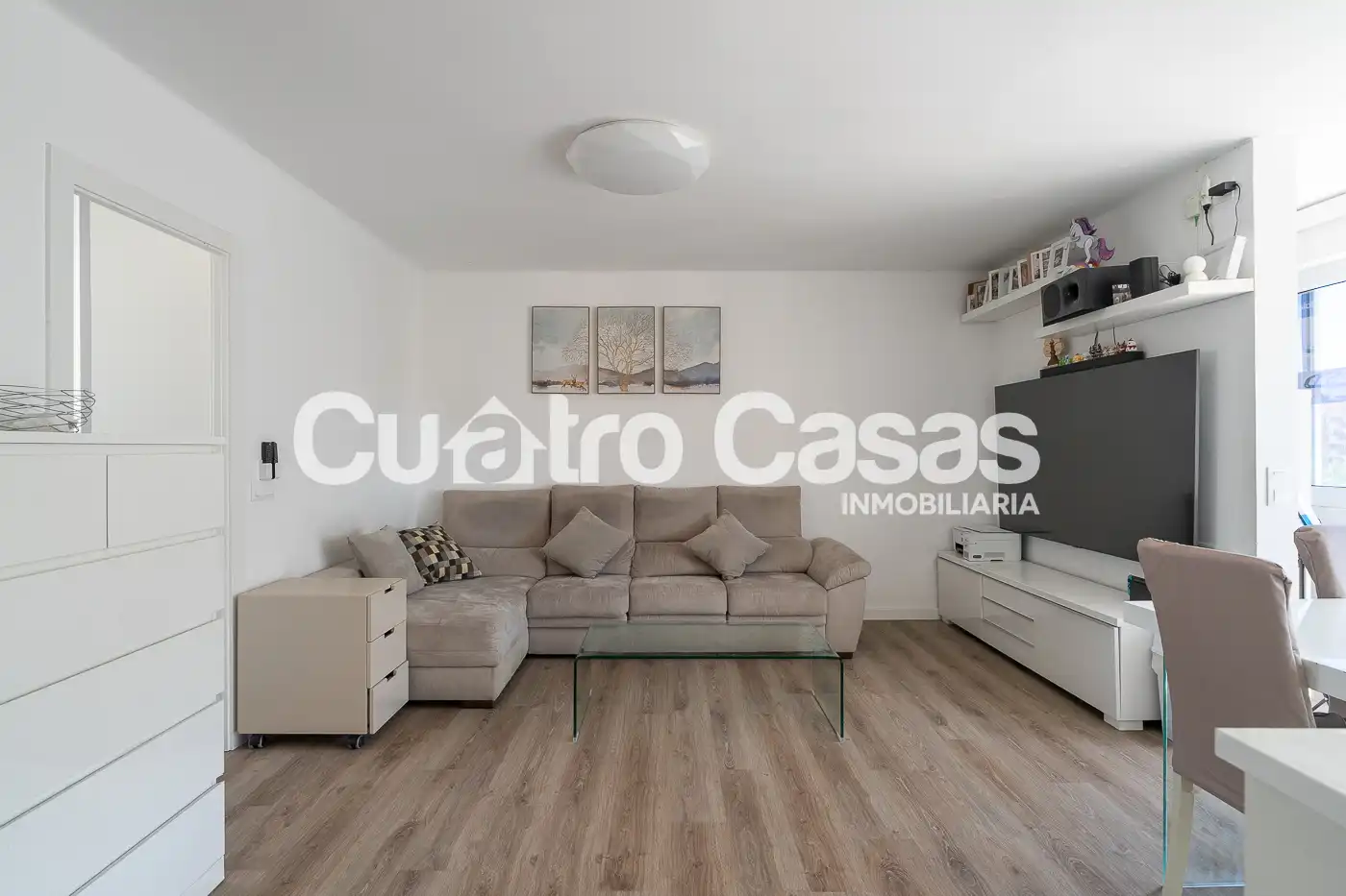 Sala de estar de Piso en venta en Barcelona con Aire acondicionado, Calefacción y Amueblado