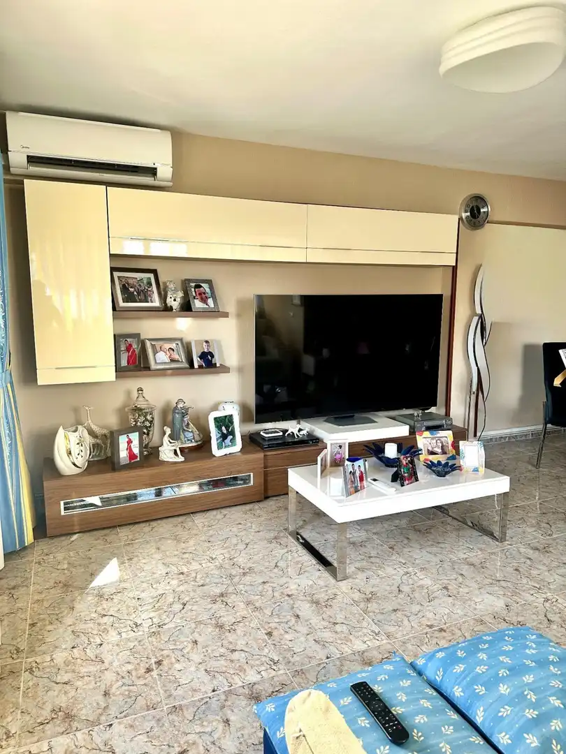 Sala d'estar de Pis en venda en  Palma de Mallorca amb Aire condicionat, Moblat i Balcó