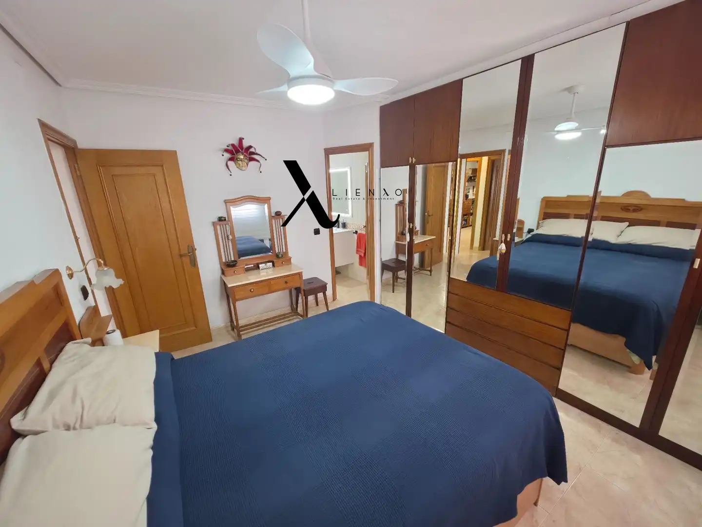 Schlafzimmer von Wohnung zum Verkauf in Murcia mit Klimaanlage, Heizung und Möbliert
