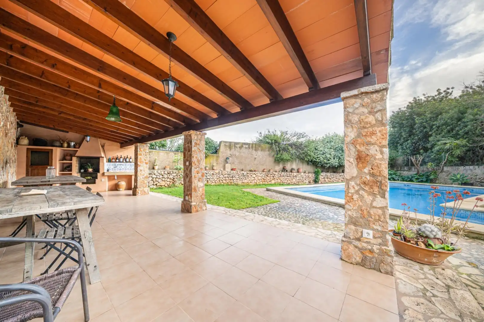 Terrassa de Finca rústica en venda en Felanitx