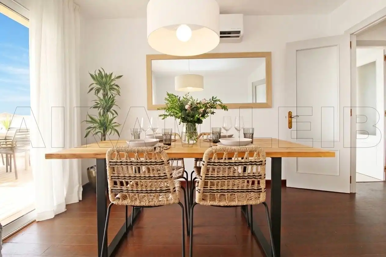 Comedor de Ático de alquiler en Alcúdia con Aire acondicionado, Terraza y Amueblado