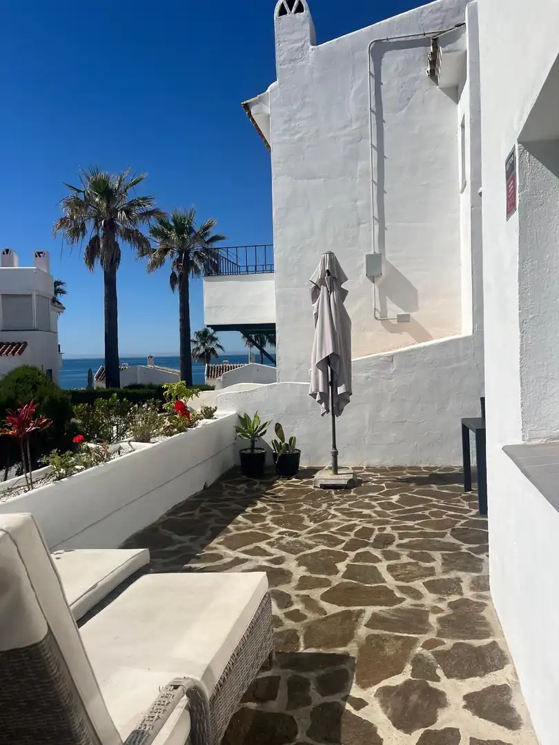 Terrassa de Casa adosada en venda en Mijas amb Aire condicionat, Calefacció i Terrassa