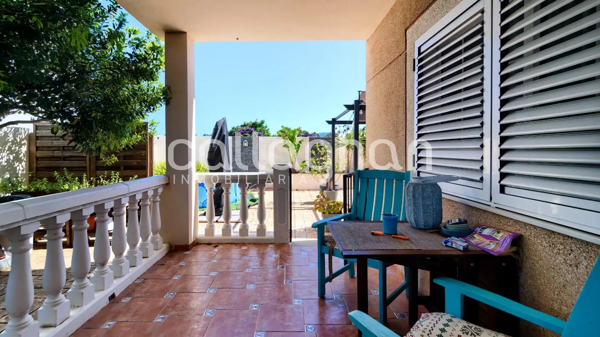 Terrassa de Casa o xalet en venda en Polinyà de Xúquer amb Aire condicionat, Jardí privat i Terrassa