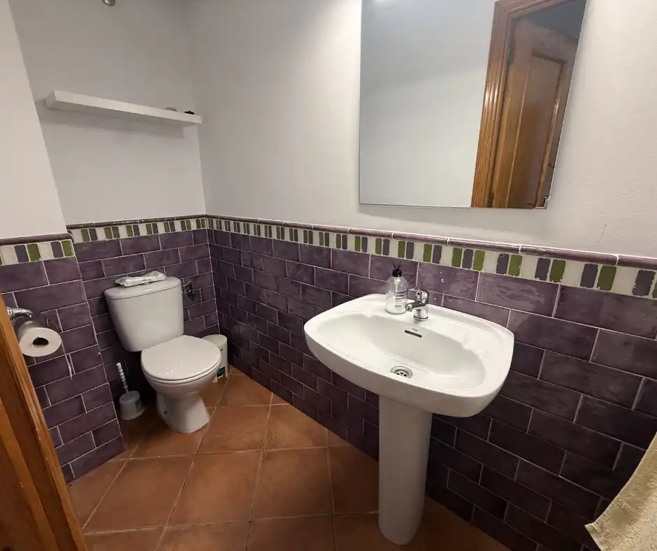 Baño de Casa o chalet de alquiler en El Portil con Aire acondicionado, Terraza y Amueblado