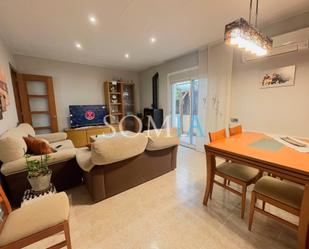 Living room of Planta baja for sale in Santa Maria de Palautordera  with Heating, Private garden and Parquet flooring