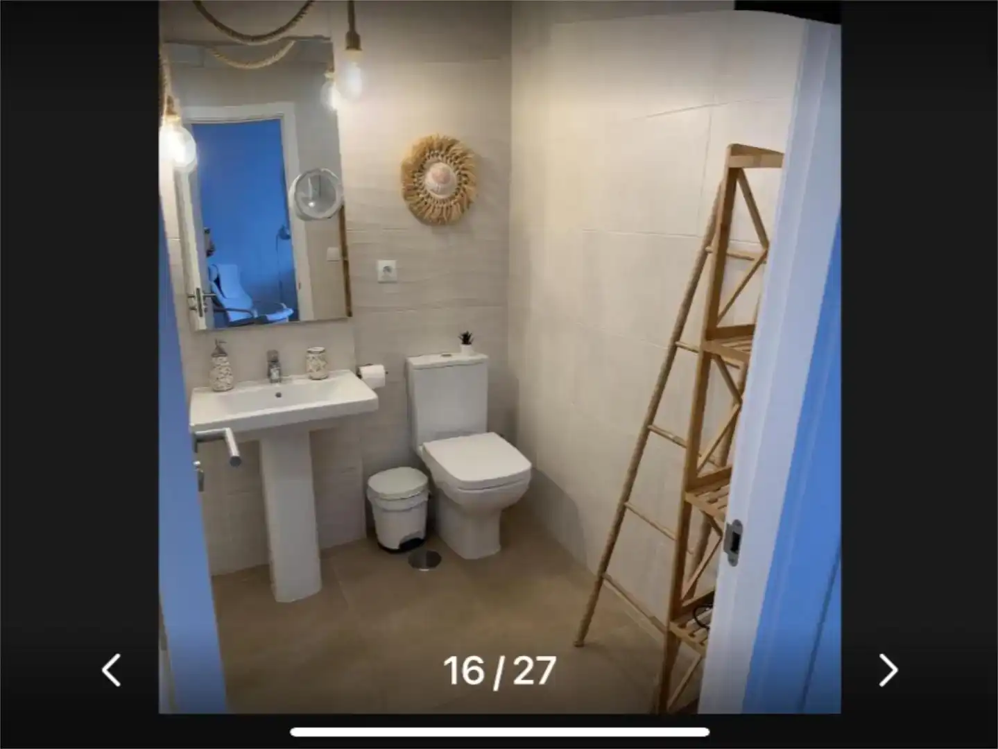 Badezimmer von Wohnung zur Miete in Rota mit Klimaanlage, Privatgarten und Schwimmbad