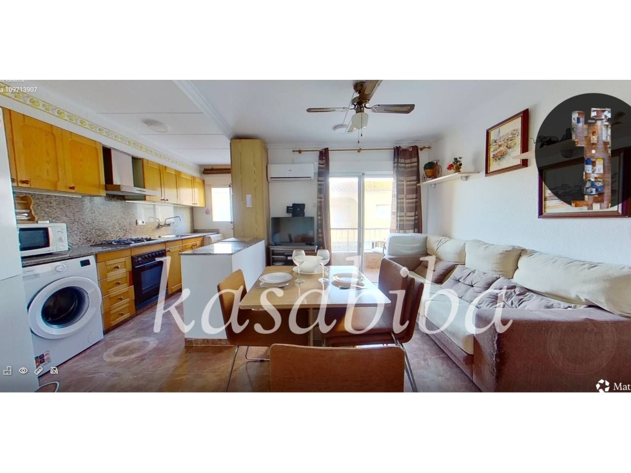 Cuina de Pis en venda en Sueca amb Aire condicionat i Balcó