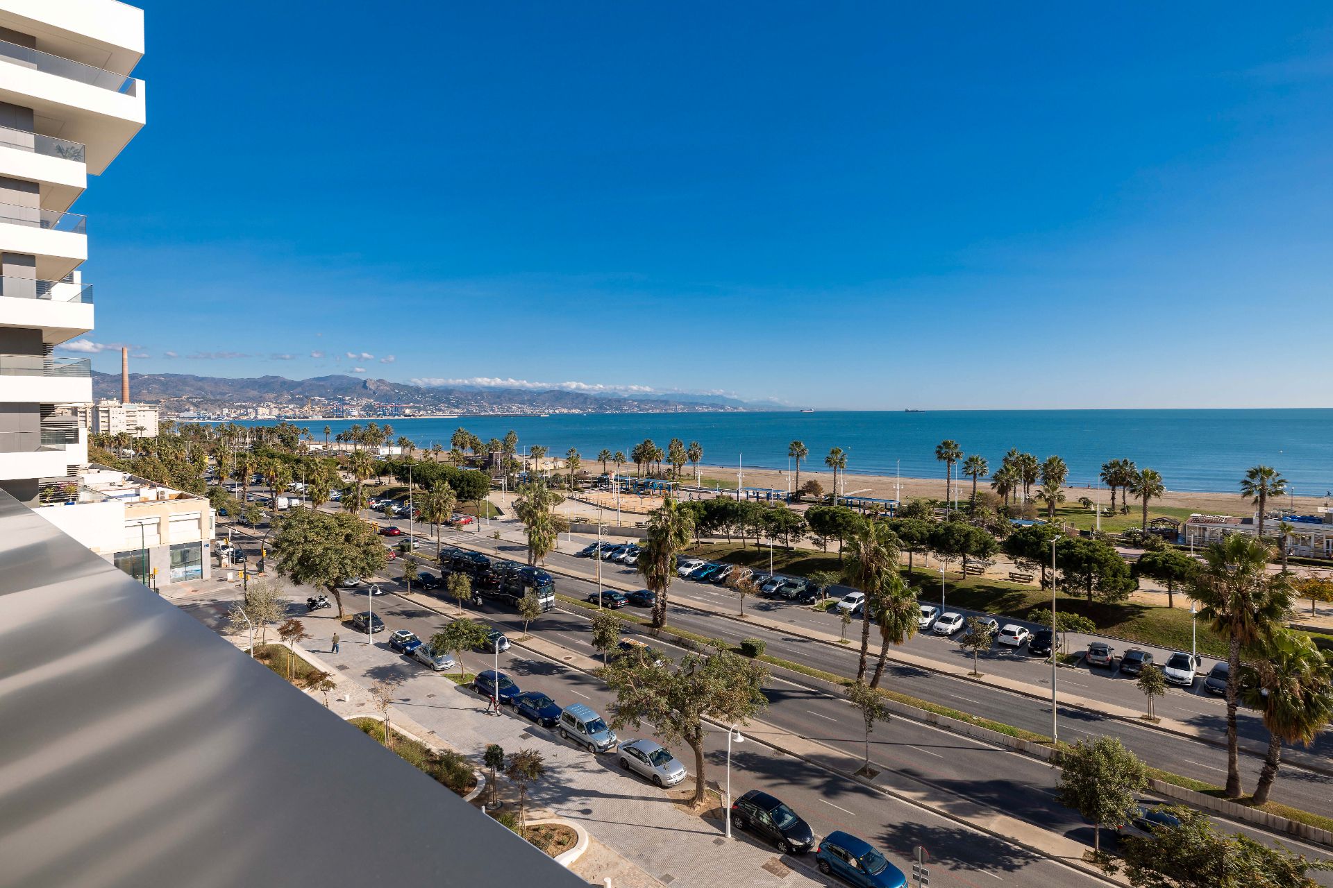 Vista exterior de Pis en venda en Málaga Capital amb Aire condicionat, Calefacció i Terrassa
