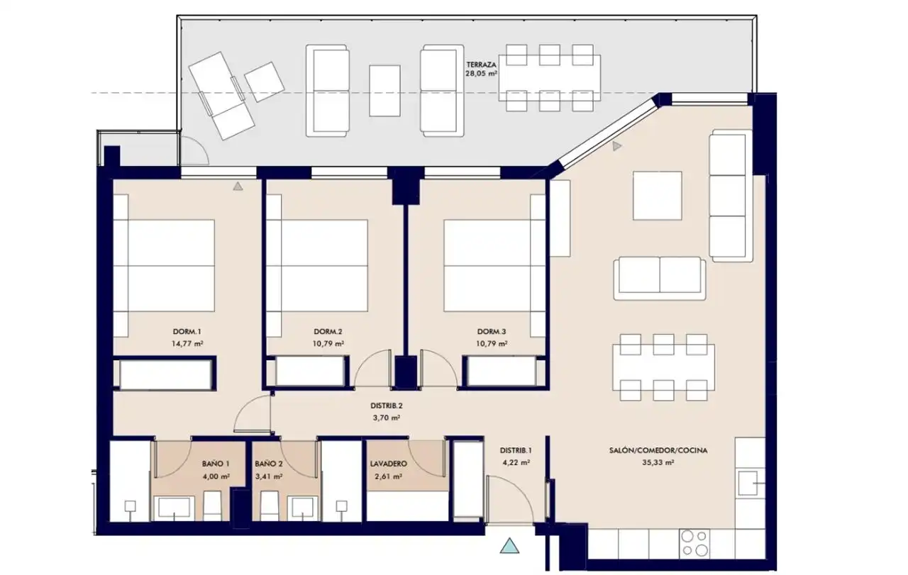 Apartament en venda en El Ejido amb Aire condicionat, Terrassa i Traster