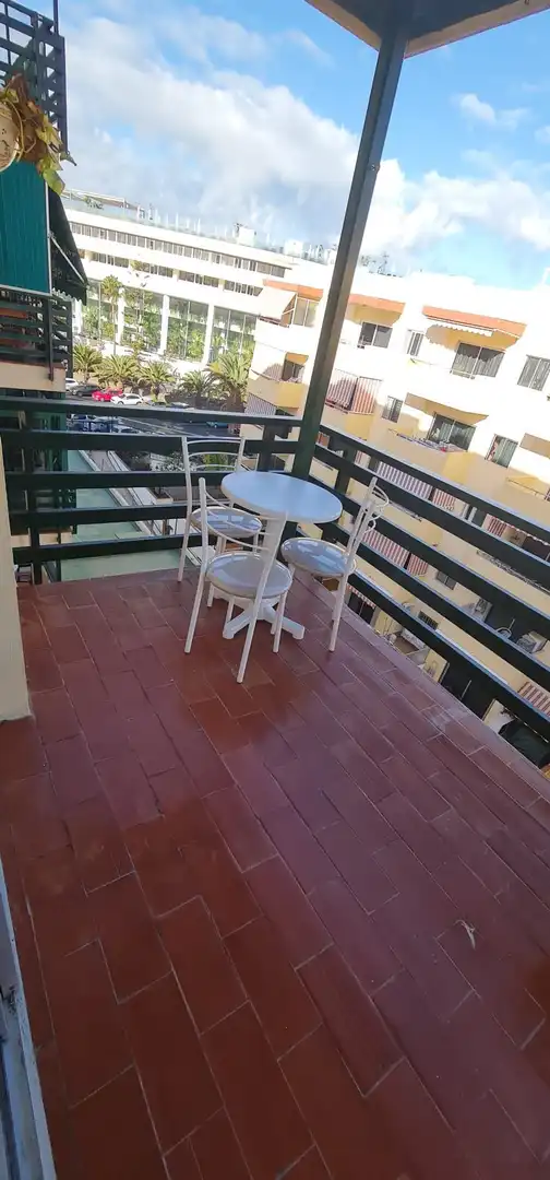 Terraza de Apartamento de alquiler en Arona con Amueblado y Piscina comunitaria