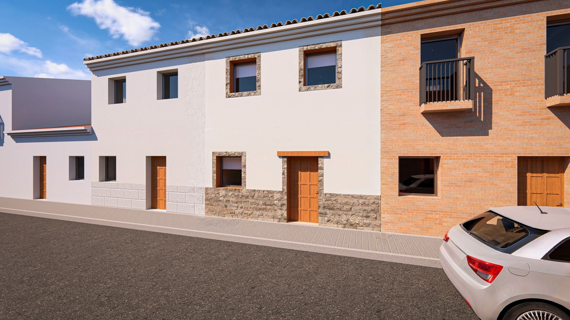 Exterior view of Flat for sale in Daganzo de Arriba  with Air Conditioner, Heating and Private garden