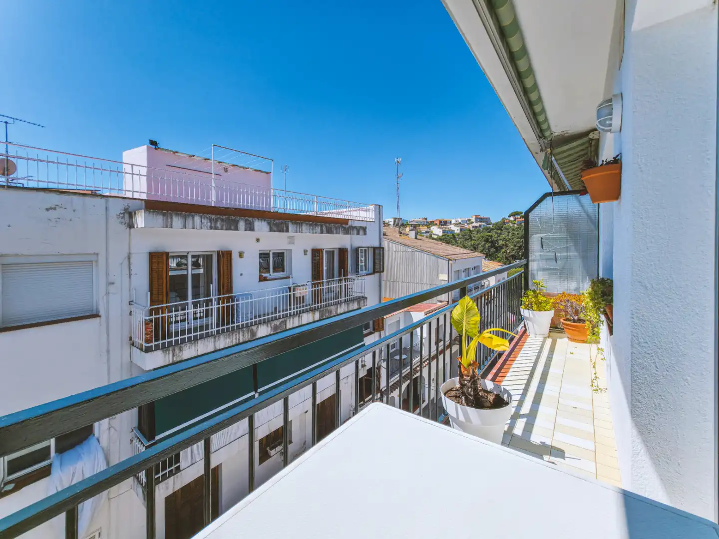 Terrasse von Wohnung zur Miete in Sant Pol de Mar mit Terrasse, Möbliert und Ofen