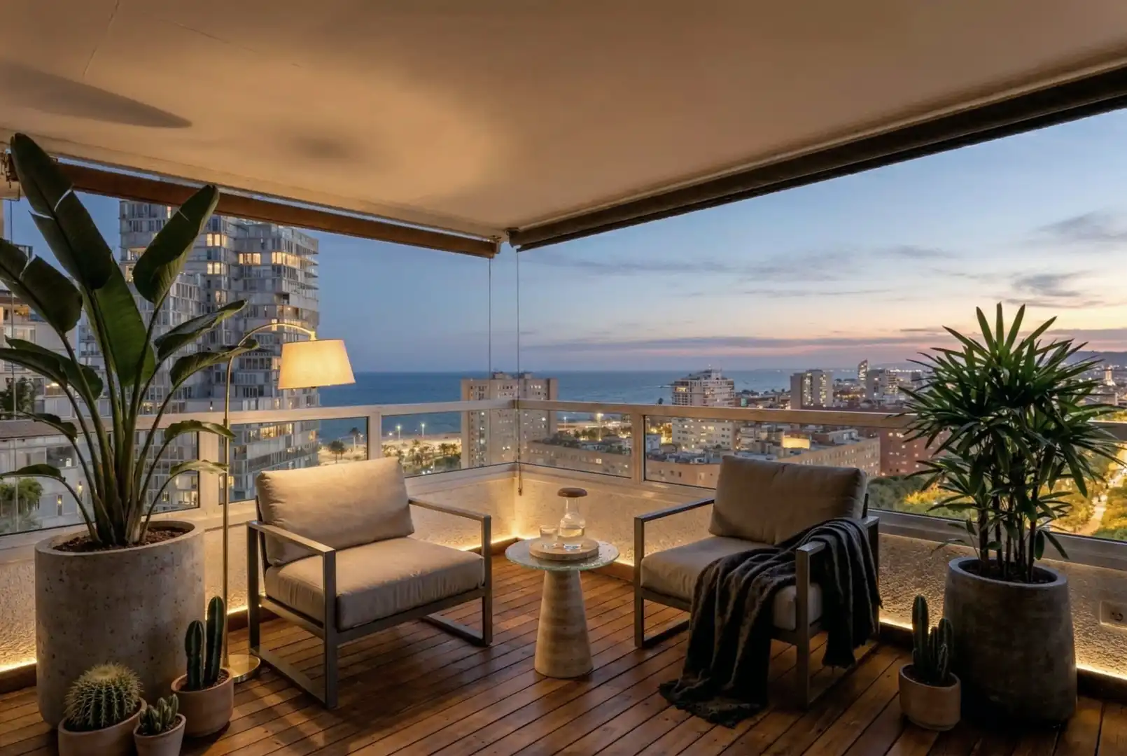 Terrasse von Wohnungen zum Verkauf in Barcelona mit Klimaanlage, Heizung und Parkett