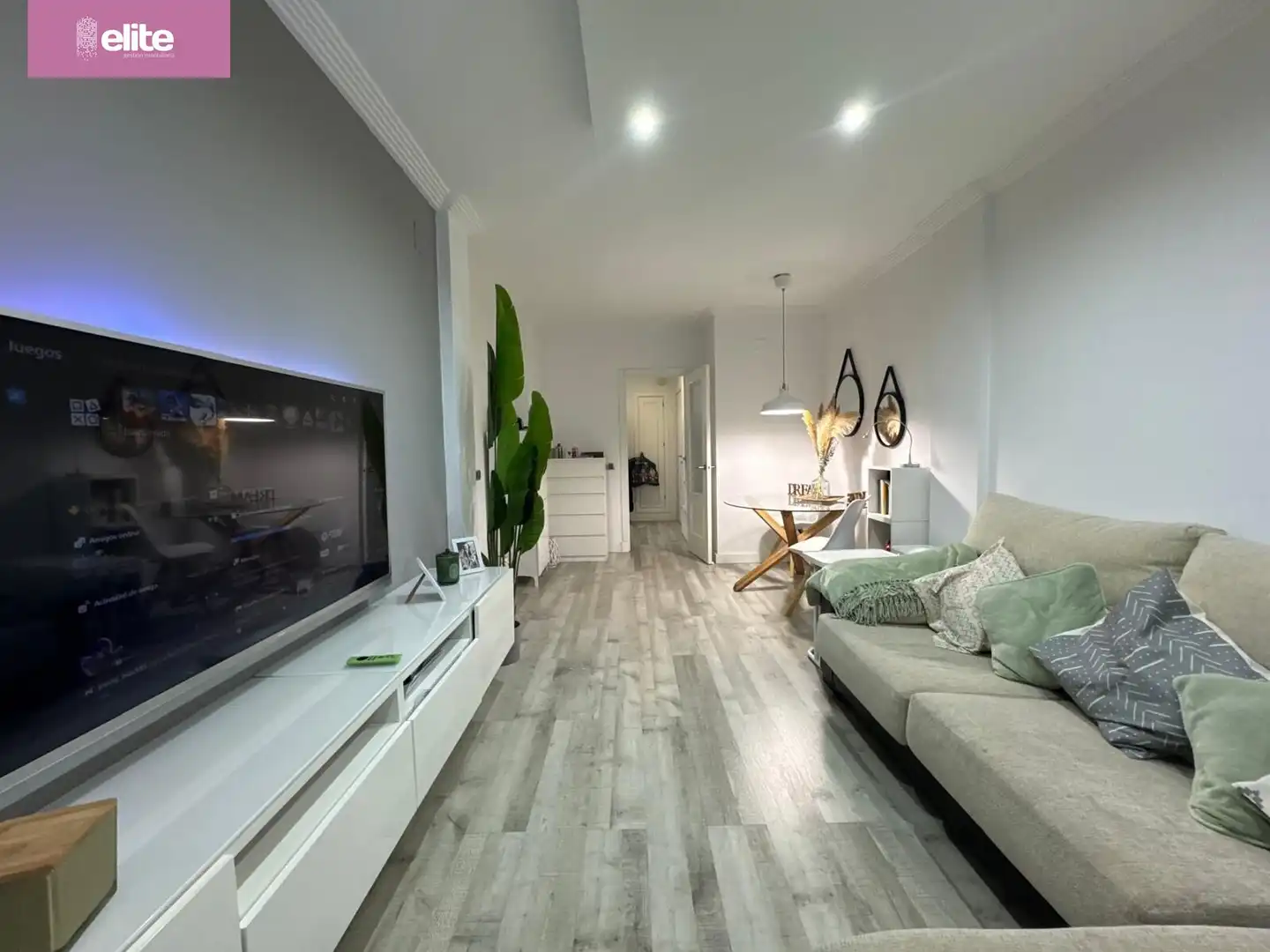 Sala de estar de Piso en venta en Jerez de la Frontera con Aire acondicionado, Parquet y Terraza