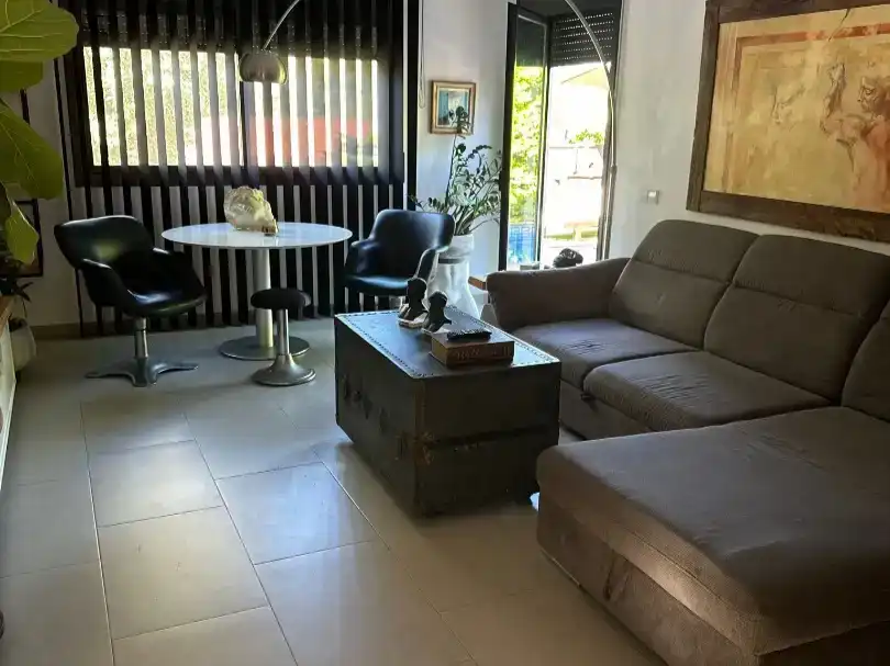 Sala d'estar de Casa o xalet en venda en Cunit amb Aire condicionat, Piscina i Balcó