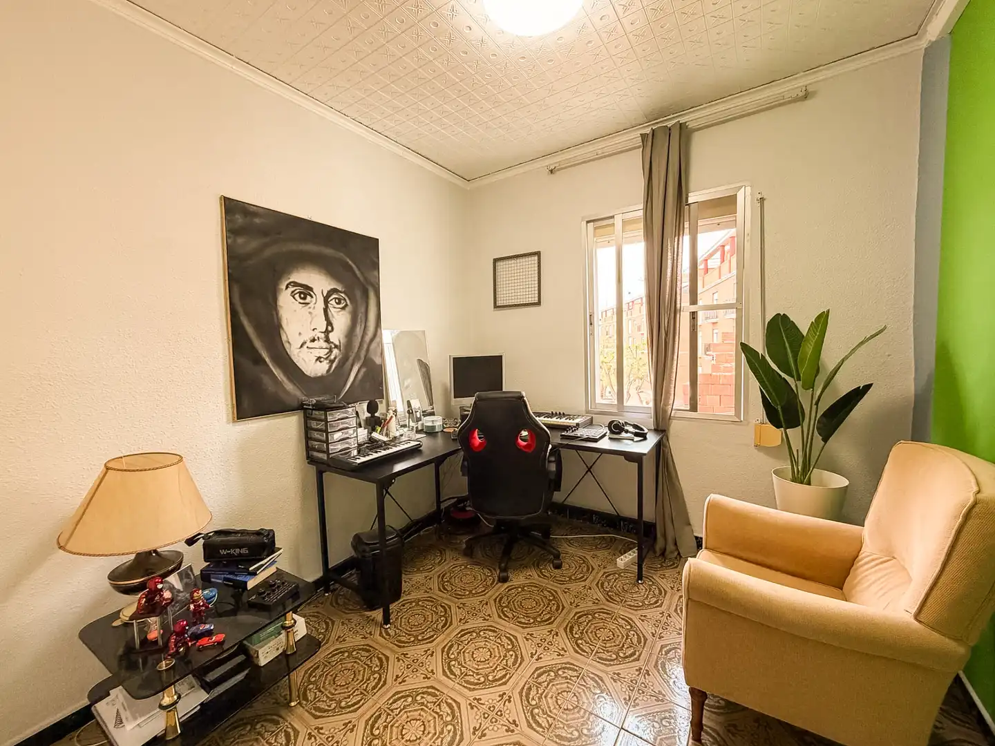 Living room of Flat for sale in Sagunto / Sagunt  with Air Conditioner, Heating and Furnished