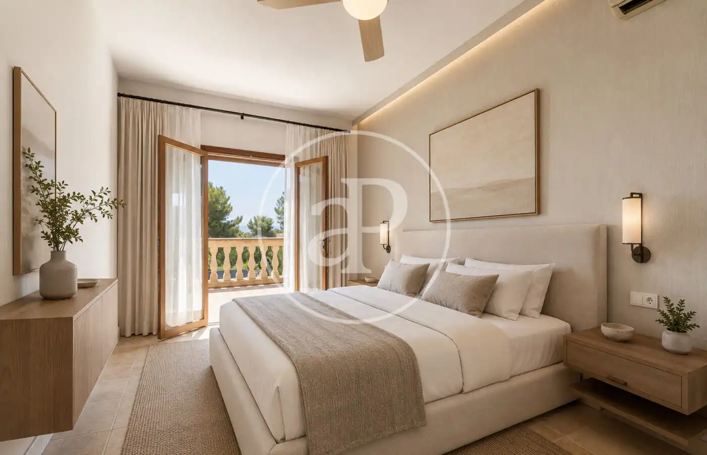 Dormitori de Casa o xalet en venda en Calvià amb Aire condicionat, Calefacció i Jardí privat