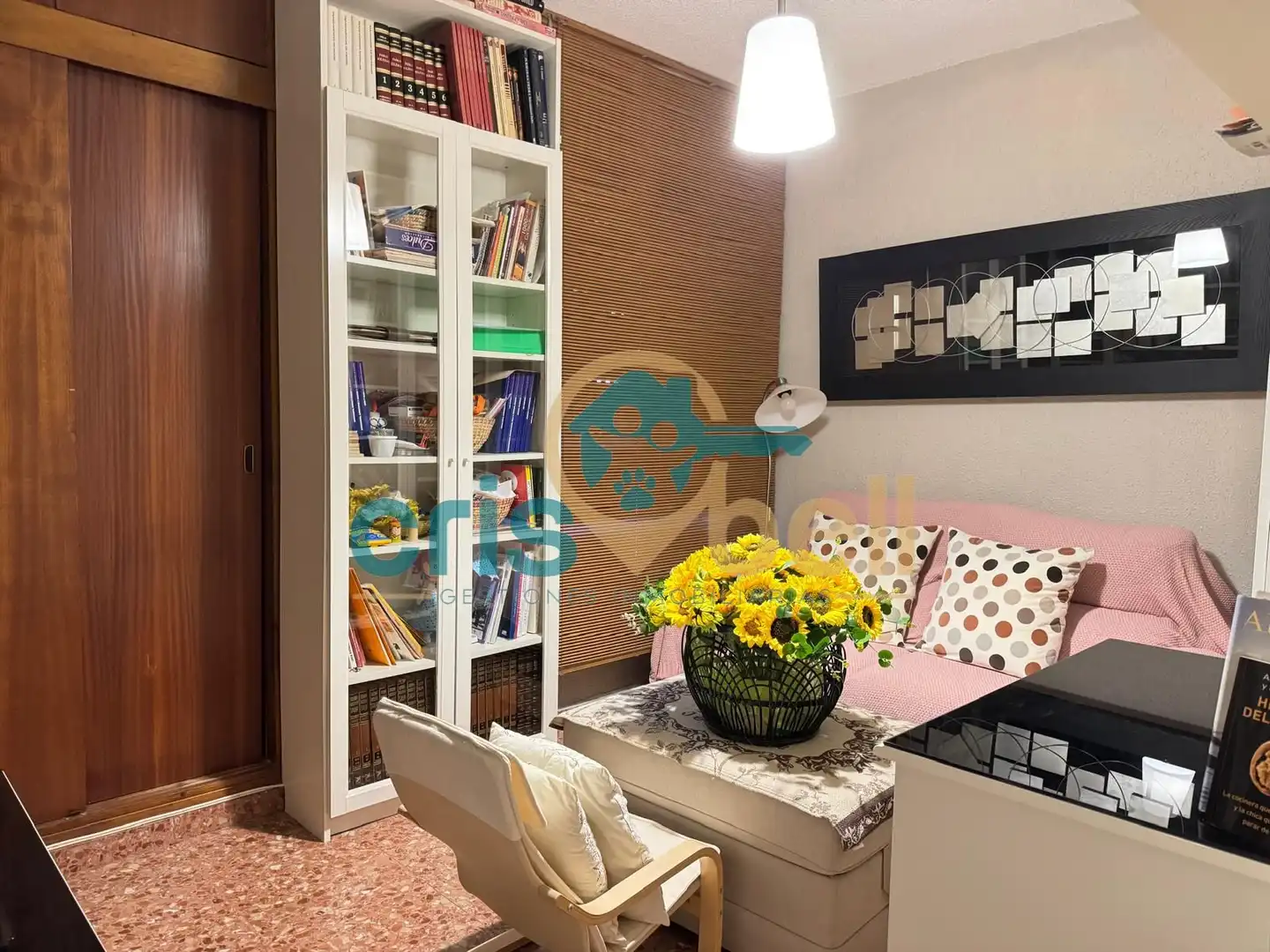 Living room of Flat for sale in Lorca  with Air Conditioner, Furnished and Oven