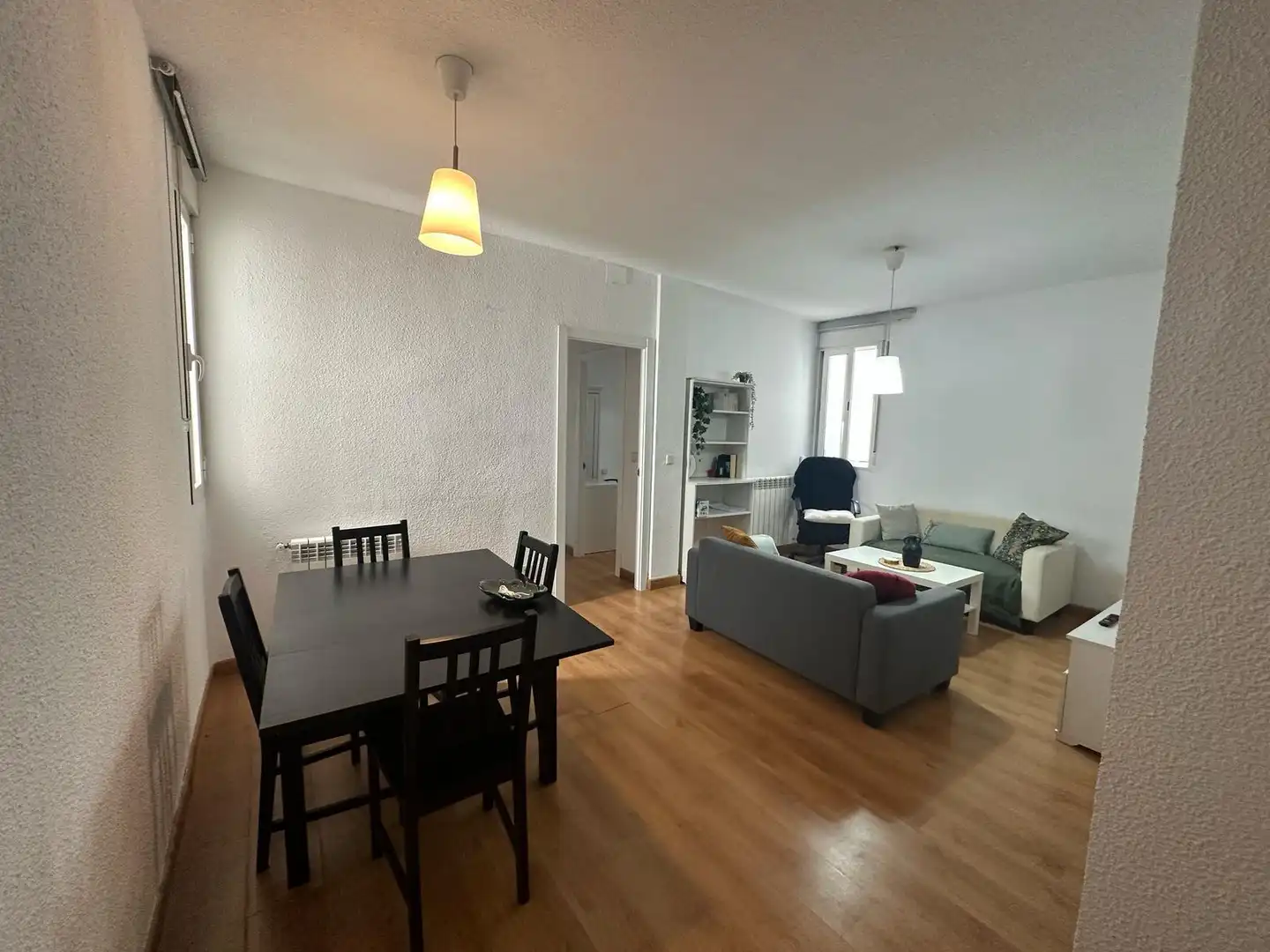 Sala de estar de Piso de alquiler en Madrid con Aire acondicionado, Calefacción y Parquet