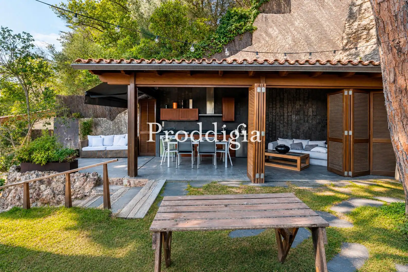Terrasse von Wohnung zum Verkauf in Barcelona mit Klimaanlage, Heizung und Privatgarten