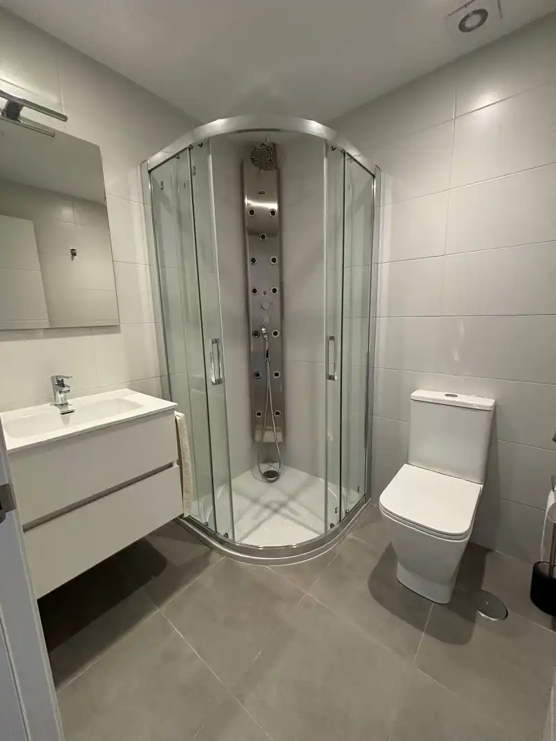 Bathroom of Apartments for rent in Ferrol  with Heating, Storage room and Furnished
