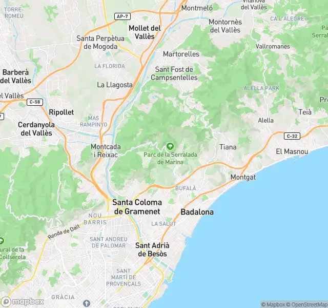 Vista exterior de Piso en venta en Badalona