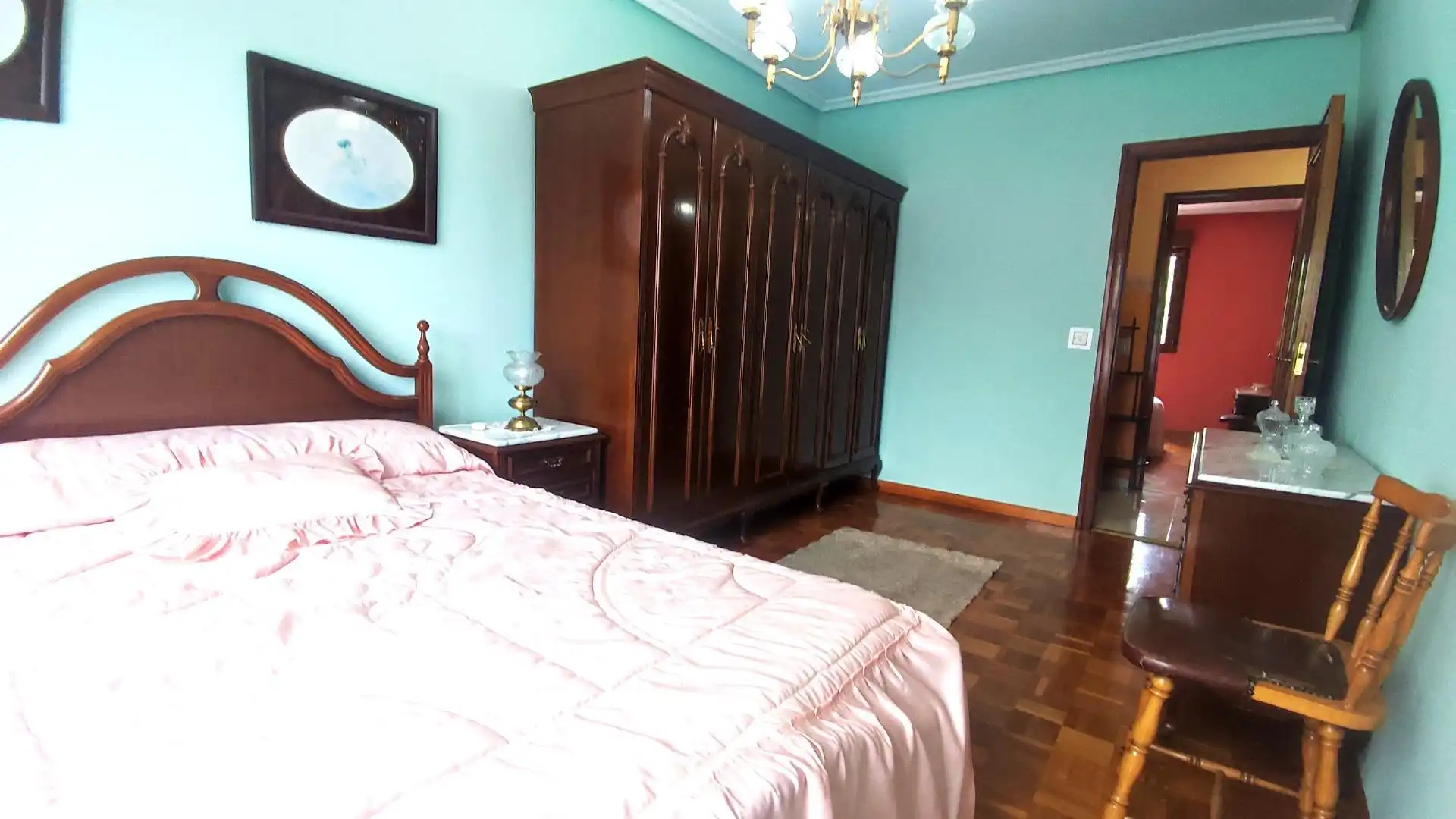 Schlafzimmer von Wohnung zum Verkauf in Mieres (Asturias) mit Heizung