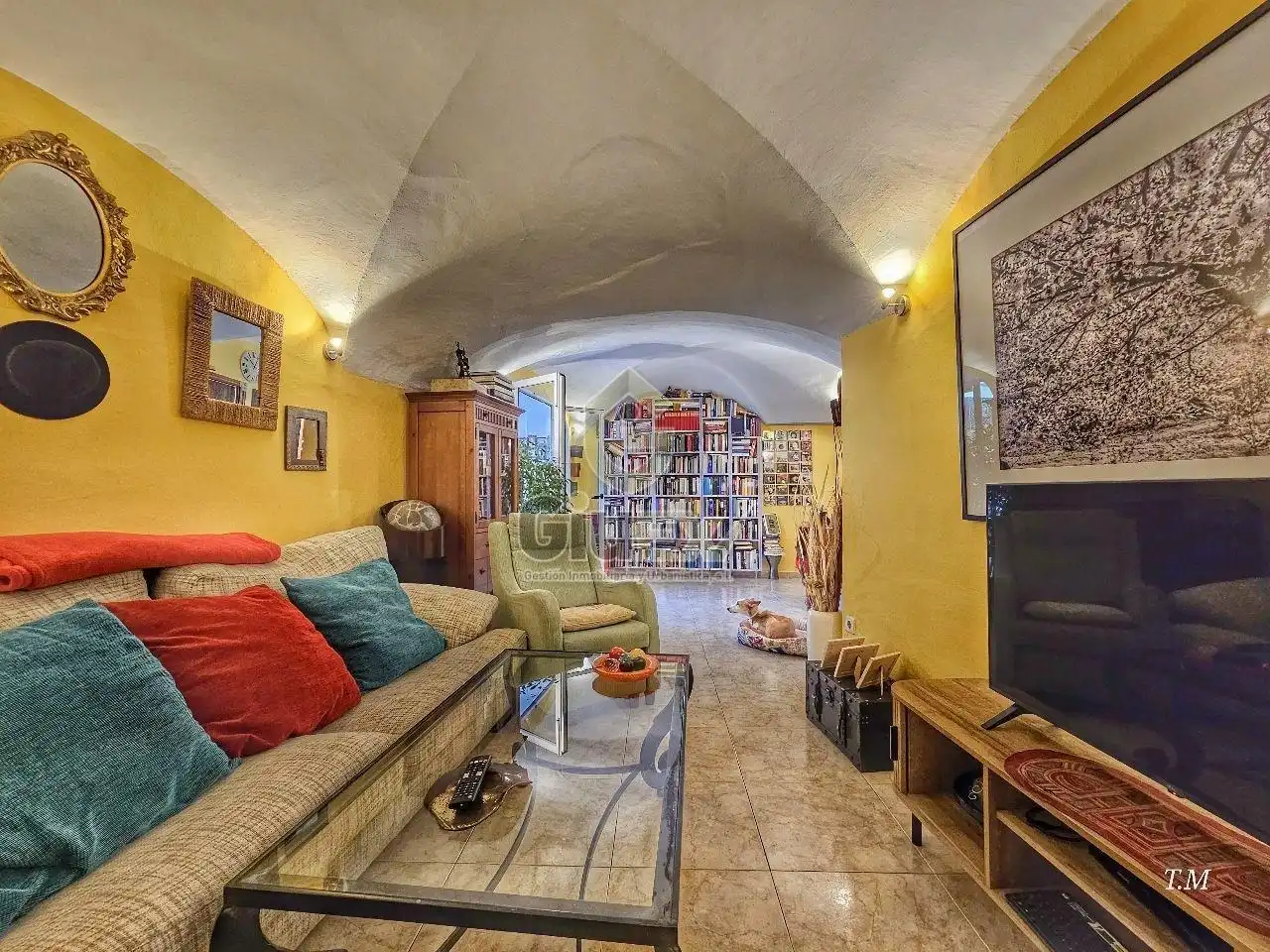 Wohnzimmer von Erdgeschoss zum Verkauf in Cáceres mit Klimaanlage, Heizung und Terrasse