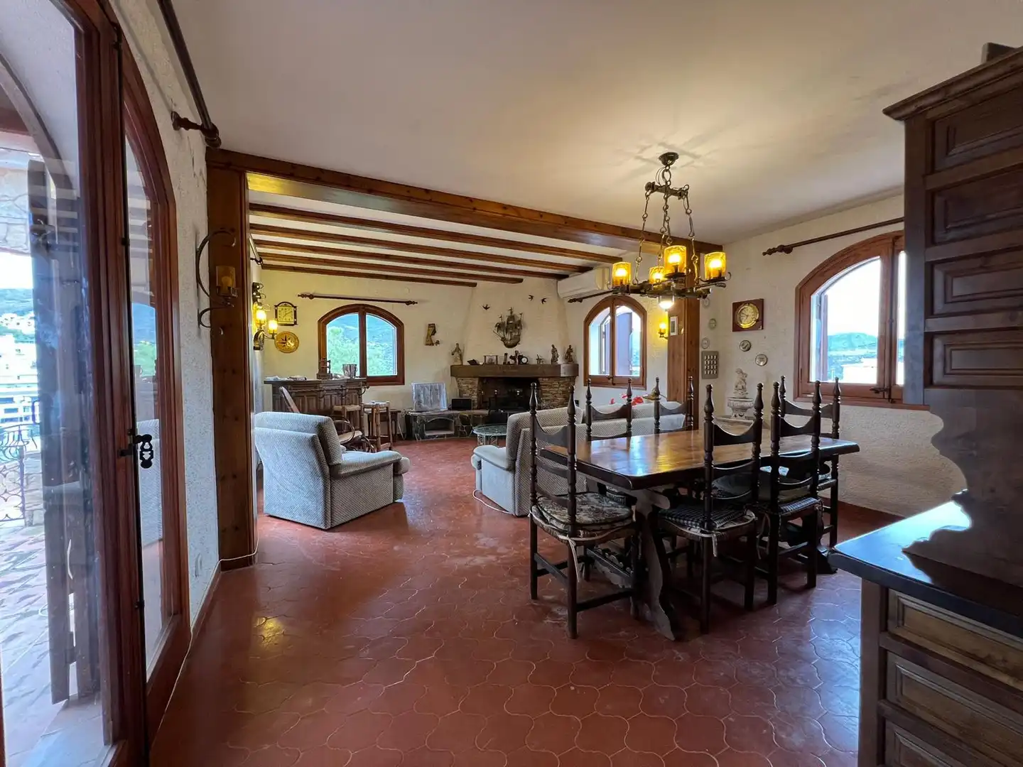 Comedor de Casa o chalet en venta en Llançà con Aire acondicionado, Calefacción y Jardín privado