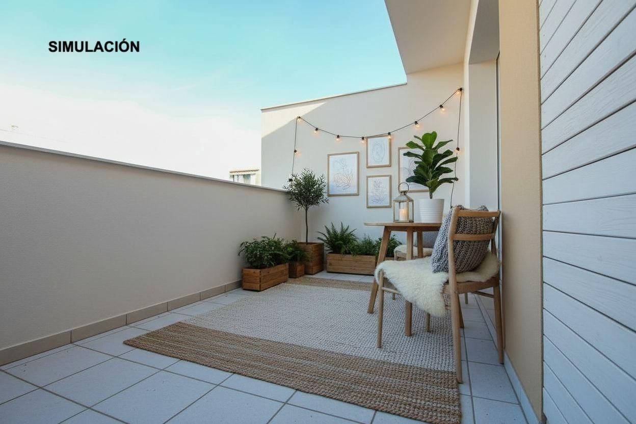 Balcony of Flat for sale in Moncada  with Heating and Terrace