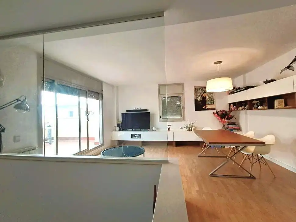 Living room of Flat for sale in Mataró  with Air Conditioner, Heating and Terrace