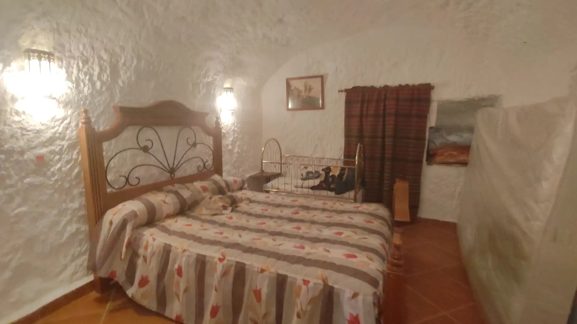 Bedroom of Houses for sale in Zújar  with Furnished