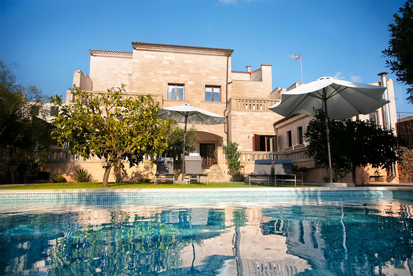 Garden of Single-family semi-detached to rent in Santanyí  with Air Conditioner and Furnished