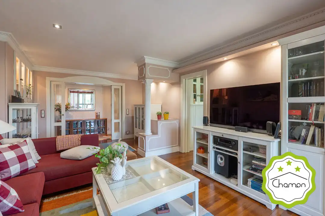 Wohnzimmer von Wohnung zum Verkauf in Leioa mit Heizung, Privatgarten und Terrasse