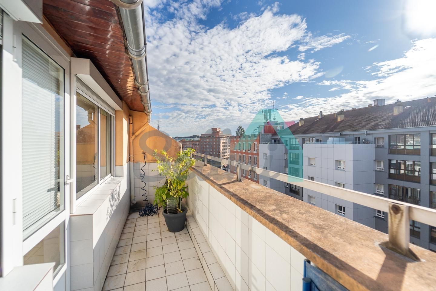 Terrace of Duplex for sale in Oviedo   with Heating, Parquet flooring and Terrace