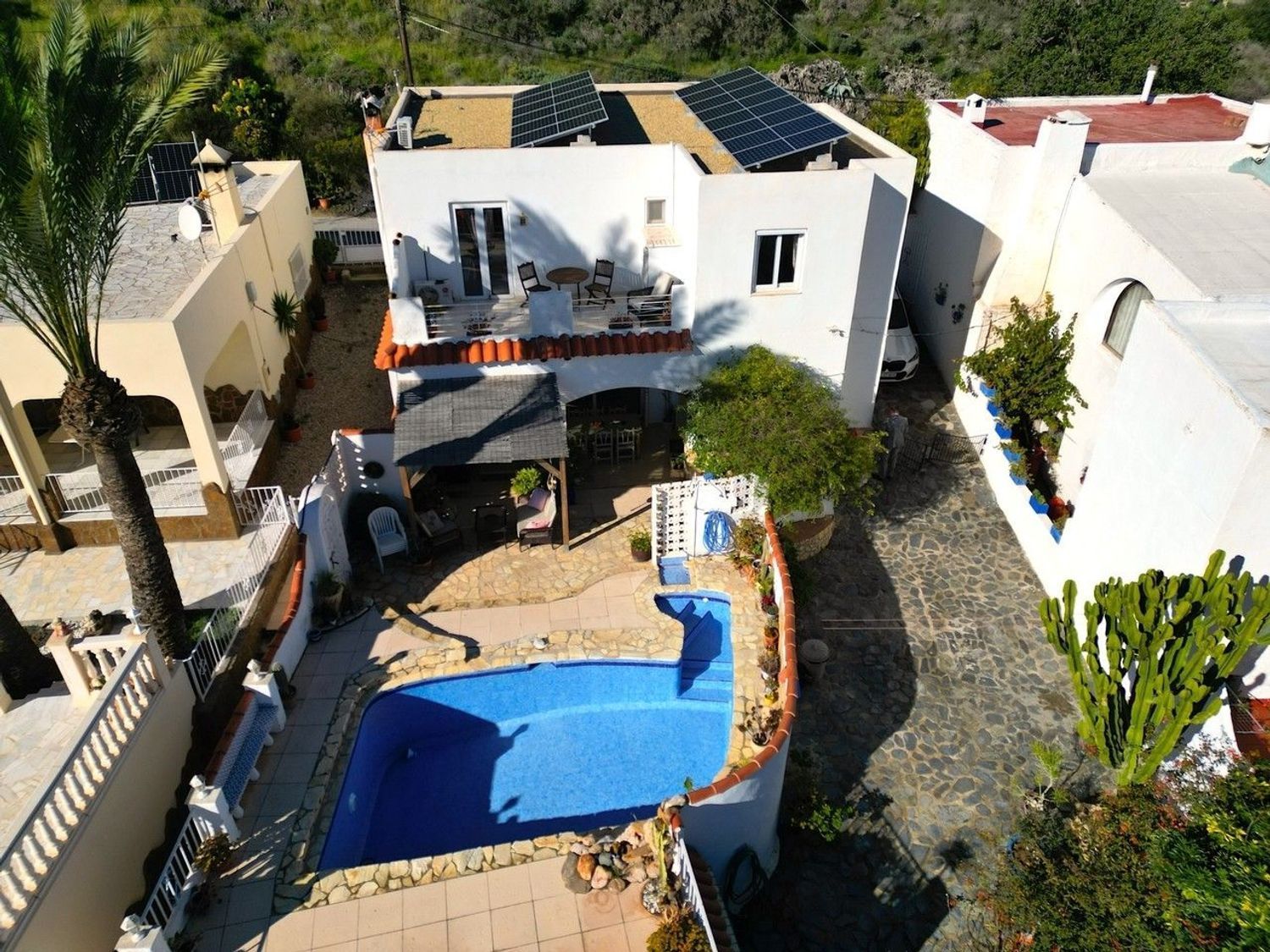 Vista exterior de Casa o xalet en venda en Mojácar amb Aire condicionat, Terrassa i Traster