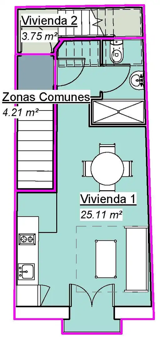 Appartement compact à vendre à BIGUETA 2, imagen 2