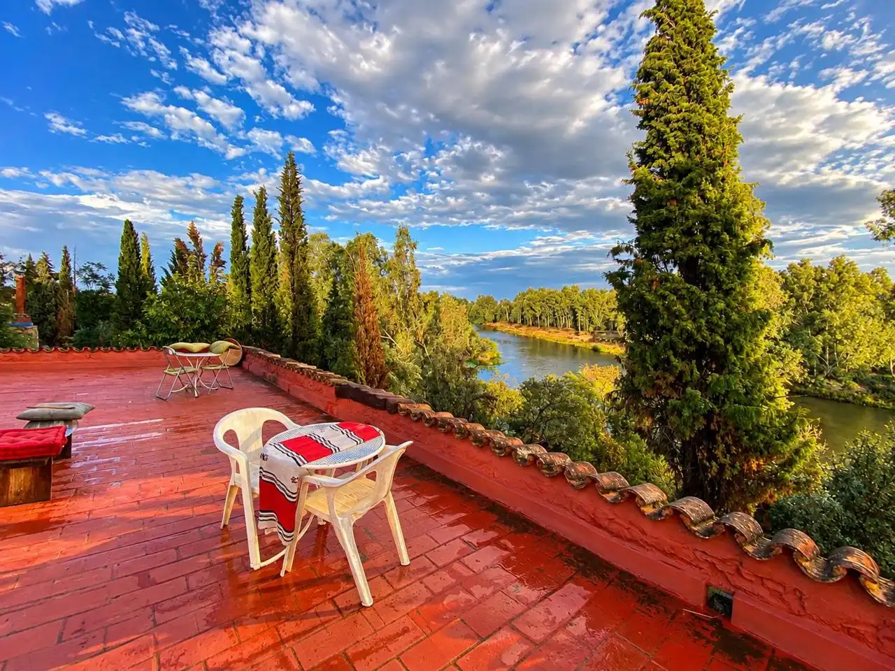 Terrace of Country homes for sale in Valverde de Mérida, Badajoz